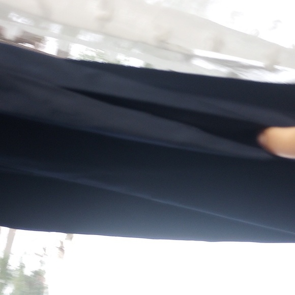 Banana Republic Navy Blue Suit with pockets. Size 6 petite, spaghetti straps - Picture 4 of 7